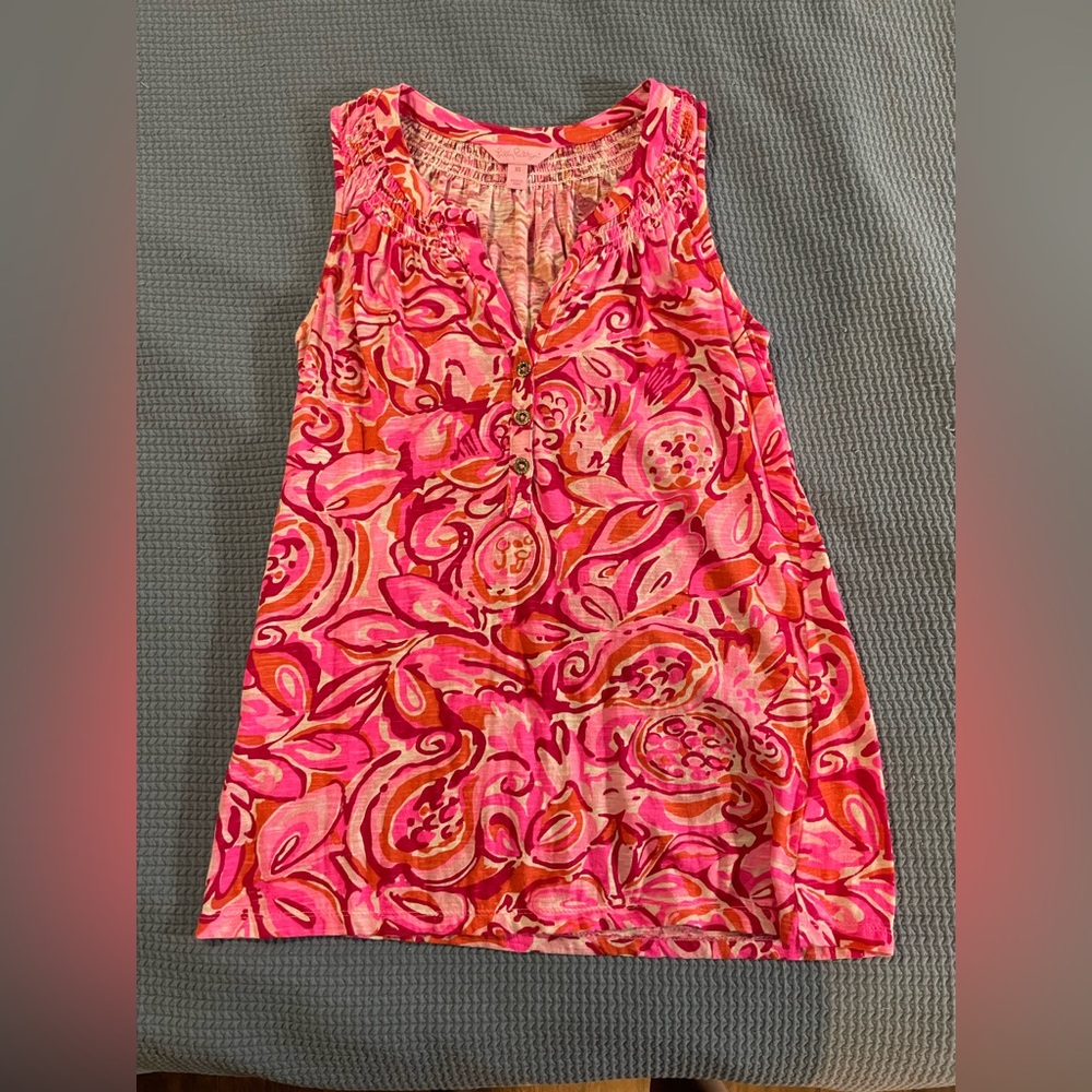 Lilly Pulitzer Button Tank